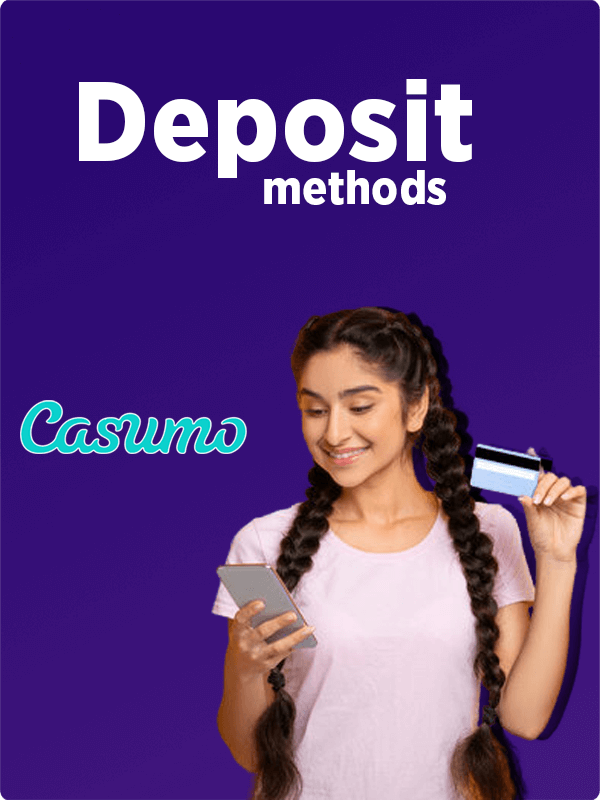 Deposit methods in Casumo