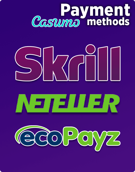 Casumo Payment methods