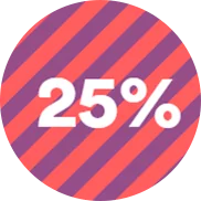25%