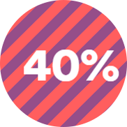 40%