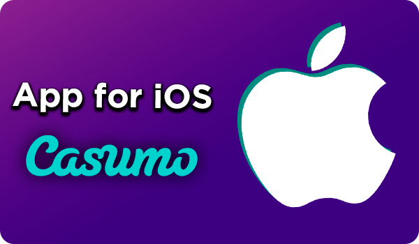 Apple logo and Casumo logo