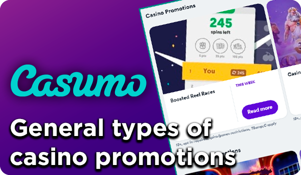 Casino Promotions on Casumo and Casumo logo