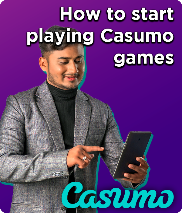 Hindu is interested in using a tablet and Casumo logo