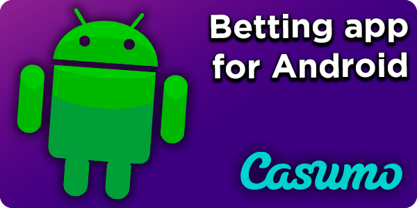 Android icon and Casumo logo