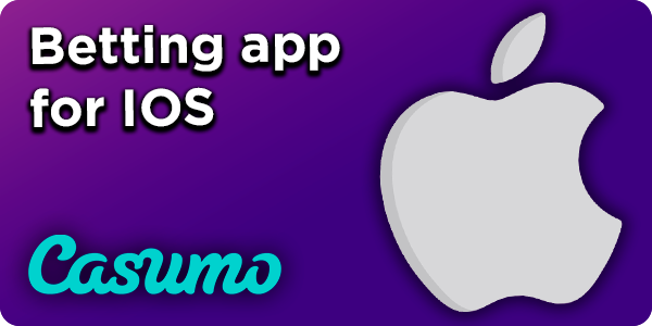 Apple icon and Casumo logo
